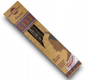 Rzemieślnicze Organiczne Kadzidełka Amber Bursztyn 10szt