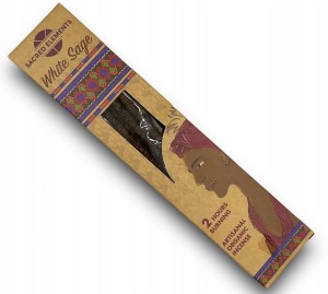 Rzemieślnicze Organiczne Kadzidełka Biała Szałwia 10szt