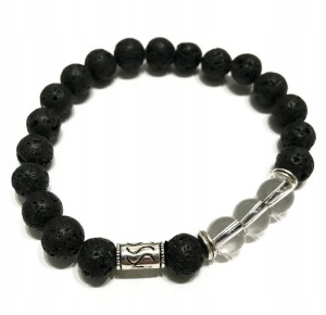 Bransoletka z kamieniami Tribal Kryształ Górski