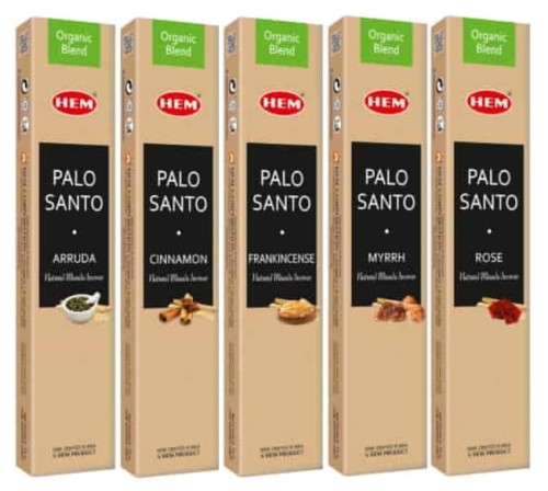 Kadzidełka HEM seria PALO SANTO 5 zapachów