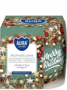 Świeca zapachowa Pachnąca Sosna 20h BISPOL