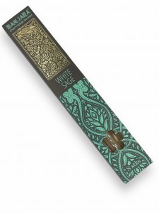 Ekstra Długie Kadzidełka Banjara - Biała Szałwia 8szt