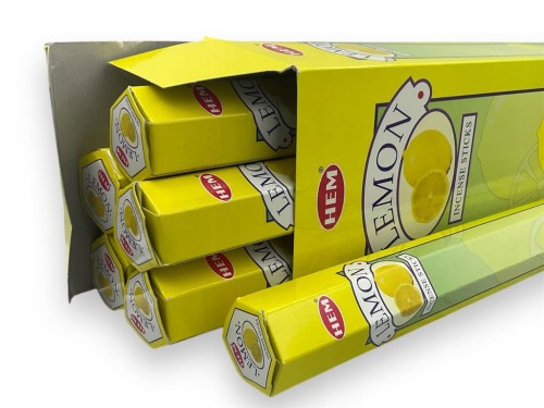 Kadzidełka indyjskie HEM Lemon Cytryna 120szt