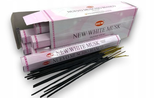 Kadzidełka zapachowe HEM New White Musk 120szt