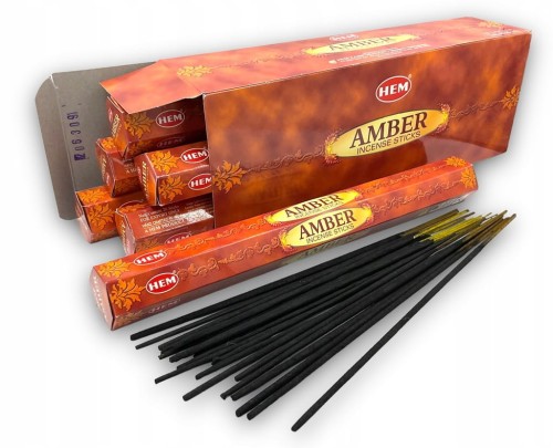 Kadzidełka zapachowe HEM Amber 120szt