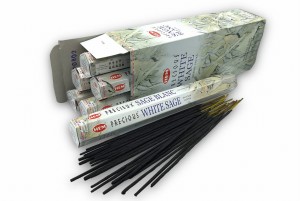 Kadzidełka indyjskie HEM Biała Szałwia 120szt