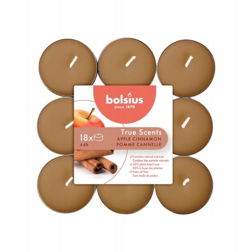 Podgrzewacze zapachowe 18szt 4h Jabłko Cynamon