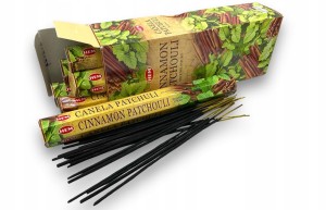 Kadzidełka zapachowe Cynamon Paczuli 120szt HEM