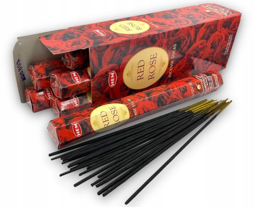 Kadzidełka HEM Red Rose Czerwona Róża 120szt