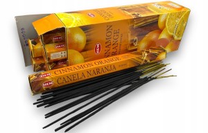 Kadzidełka indyjskie Cynamon Pomarańcza 120szt HEM