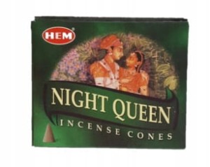 Kadzidełka stożkowe Night Queen HEM 10szt