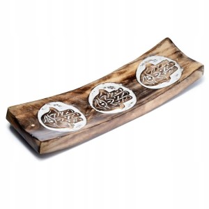 Podstawka na kadzidełka z drewna mango Zen