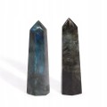 Wieża z Labradorytu z Madagaskaru 1szt 8x2,5cm