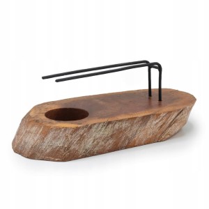 Podstawka na Palo Santo z Drewna Gamal Whitewash