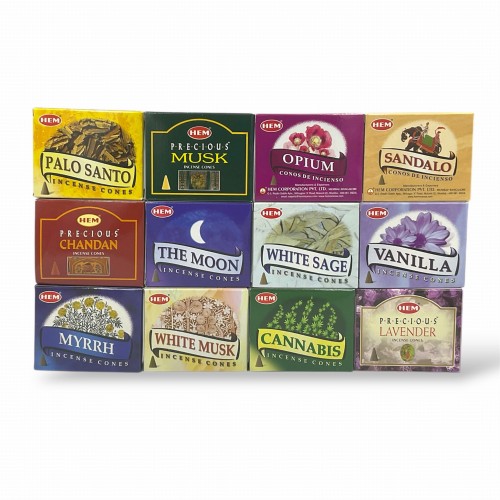 Kadzidełka stożkowe Bestsellery HEM 120szt