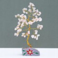 Drzewko z kamieniami naturalnymi Kwarc Różowy 15cm