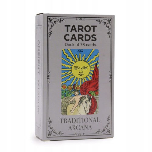 Karty Tarota Tradycyjne Arkana 78szt