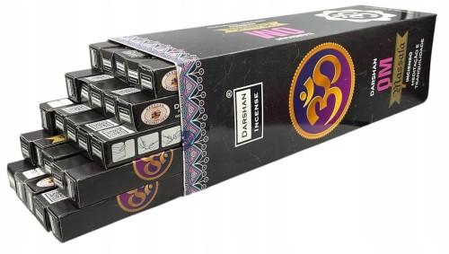Kadzidełka Masala 175szt – OM | Darshan Incense