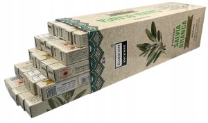 Kadzidełka Masala 175szt – biała szałwia | Darshan Incense