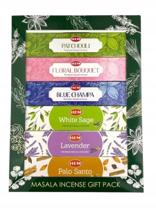 Zestaw Kadzidełek HEM Masala premium 6x15g