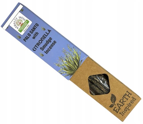 Kadzidełka Inspirowane Ziemią Palo Santo i Citronella