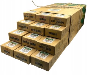 Naturalne Kadzidełka Botaniczne mix 12 zapachów