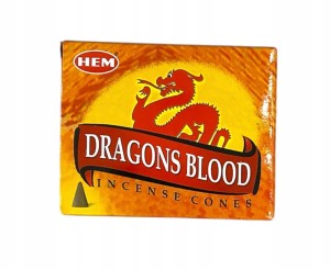 Kadzidełka stożkowe Smocza Krew HEM 10szt