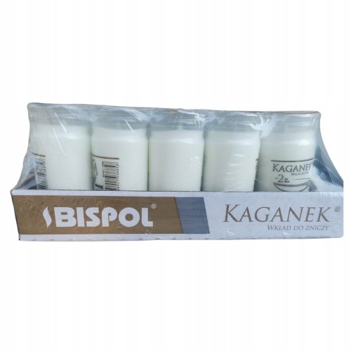 Wkłady do zniczy Bispol Kaganek 36h 30szt. 11cm