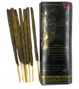 Kadzidełka organiczne Goloka Mini Lawenda 8szt