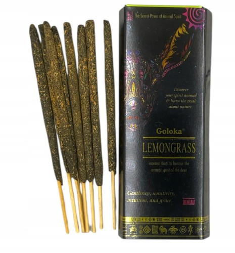 Kadzidełka organiczne Goloka Mini Trawa Cytrynowa 8szt