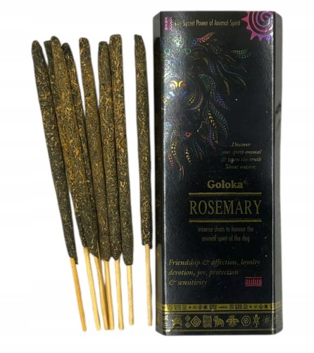 Kadzidełka organiczne Goloka Mini Rozmaryn 8szt