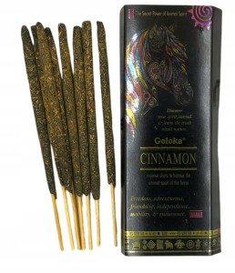 Kadzidełka organiczne Goloka Mini Cynamon 8szt