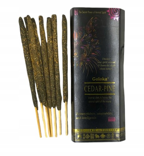 Kadzidełka organiczne Goloka Mini Cedar Pine 8szt
