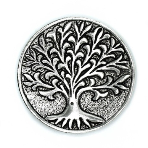 Podstawka pod Kadzidełka z Aluminium 10 cm - Drzewo Życia