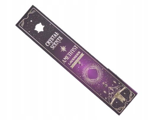 Kadzidełka indyjskie z kamieniem - Lawenda i Ametyst