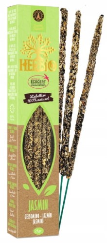 Kadzidełka botaniczne Herbio Ecocert Jaśmin 20g