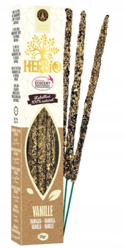 Kadzidełka botaniczne Herbio Ecocert Wanilia 20g