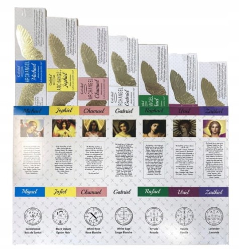 Zestaw Upominkowy kadzidełka Goloka 7 Archaniołów 7x15g