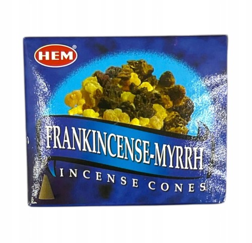 Kadzidełka stożkowe Frankincense - Myrrh HEM 10szt
