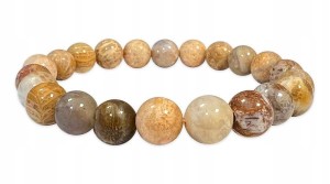 Bransoletka z koralowca Fossil 8mm