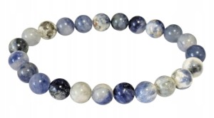 Bransoletka z kamieni naturalnych - Sodalit 8mm