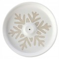 Ceramiczna podstawka pod kadzidełka płatek 10,5 x 10,5 cm