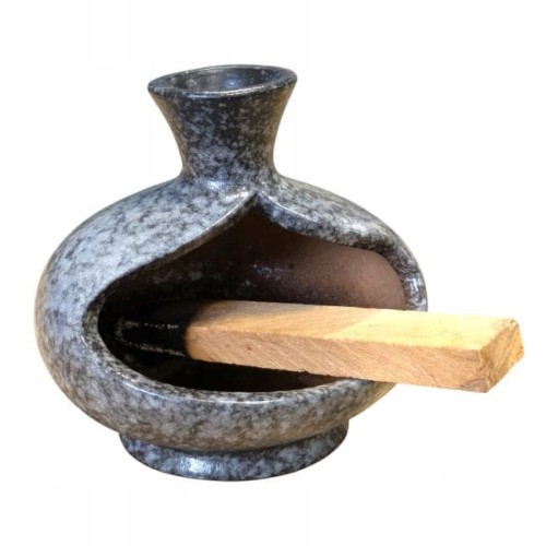 Podstawka ceramiczna na Palo Santo 10,5cm czarna