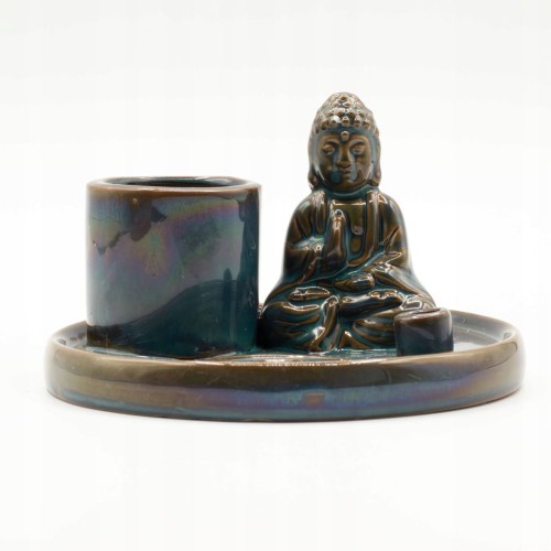 Podstawka na Palo Santo i Pęczki Budda - Niebieska