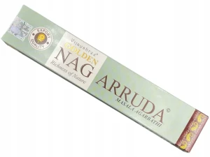 Kadzidełka pyłkowe Golden Nag - Arruda 15g