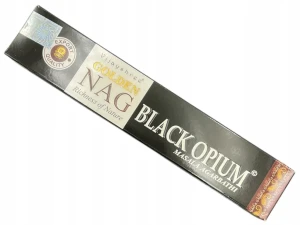 Kadzidełka pyłkowe Golden Nag - Czarne Opium 15g