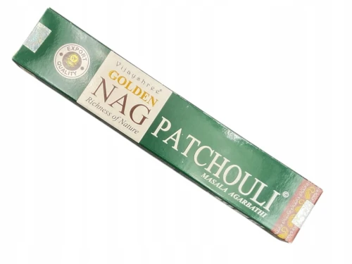 Kadzidełka pyłkowe Golden Nag - Paczula 15g