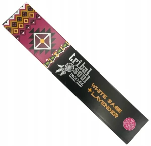 Kadzidełka Tribal Soul Biała Szałwia i Lawenda z piórkiem 15g