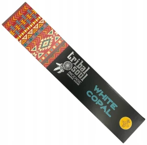 Kadzidełka Tribal Soul Biały Kopal z piórkiem 15g