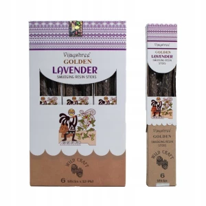 Kadzidełka Żywiczne na patyku Lawenda 30g Golden